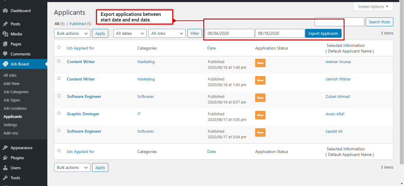 SJB-JobApplicationsCSVExporter-SS2