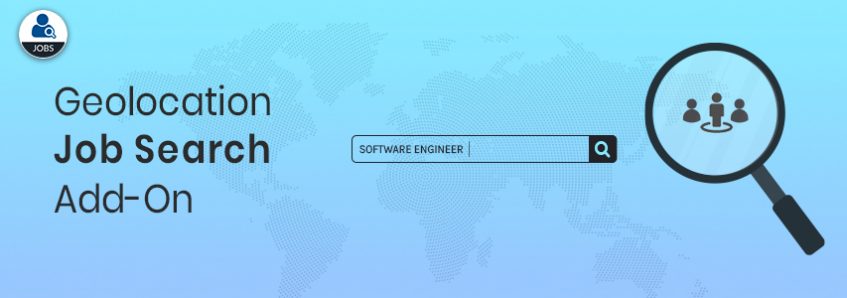 Geoloation Job Search Add-on Banner Image